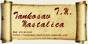 Tankosav Mastalica vizit kartica